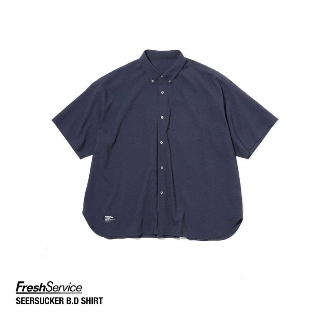 FreshService 半袖ボタンダウンシャツ ドライオックスフォード コーポレートボタンダウンシャツ(半袖