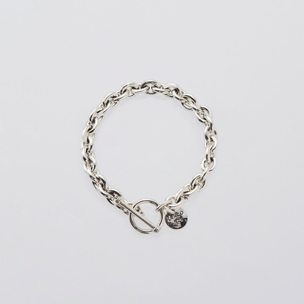 XOLO JEWELRY Oval Link Bracelet 7mm 17cm | MAROON