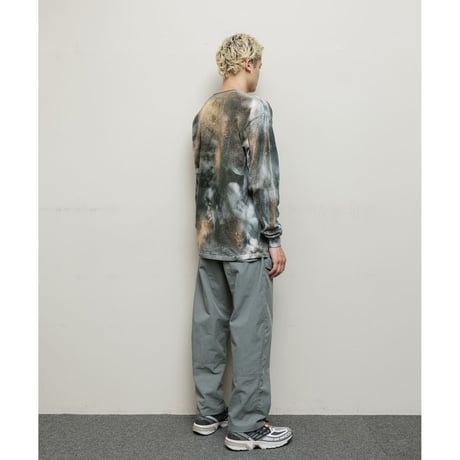 BAL x YUKIDYE  LOGO TIE DYE LS TEE