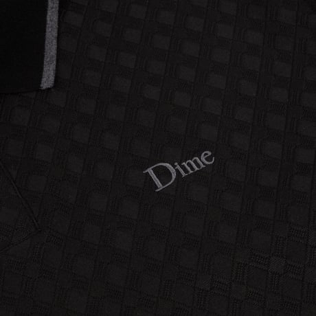 Dime Jacquard LS Polo
