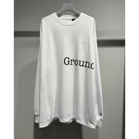 Ground Y×NEWERA(R) L/S OVERSIZED PERFORMANCE TEE WHITE