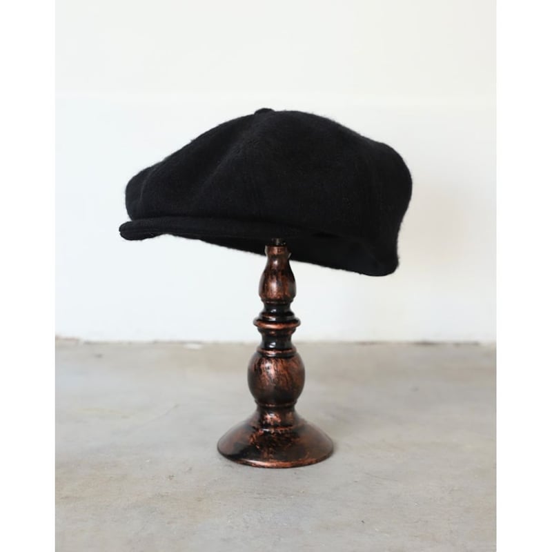 AMBERGLEAM Shaggy Wool Casquette | MAROON