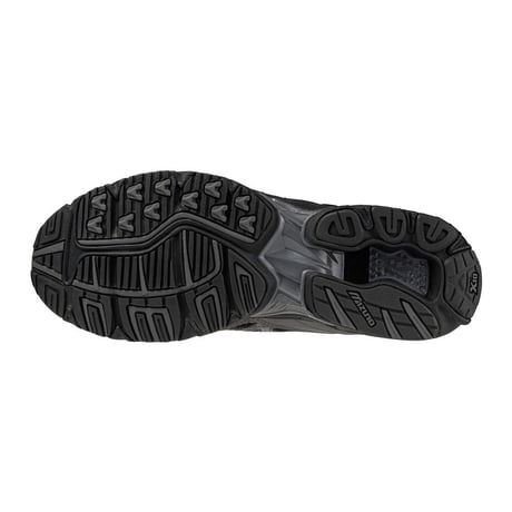 MIZUNO WAVE RIDER 10 (ブラック×ブラック×メタリックグレー)