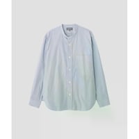 MARGARET HOWELL COTTON HAIRLINE STRIPE SHIRT