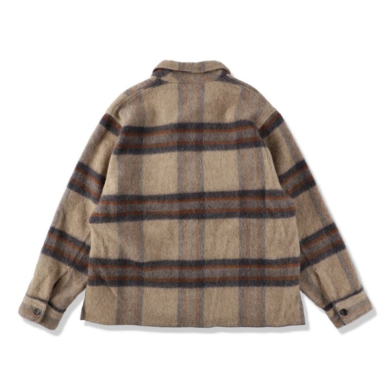 is-ness MOHAIR SHIRT JACKET イズネス ジャケット is-ness 