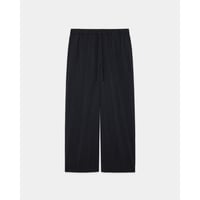 marka Wool seersucker / Wide Cylinder Fit Easy Pants