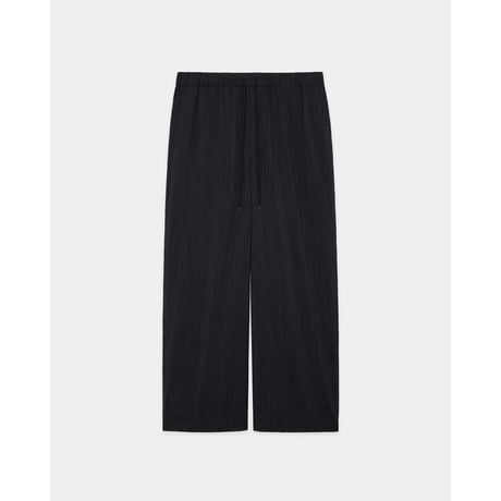 marka Wool seersucker / Wide Cylinder Fit Easy Pants