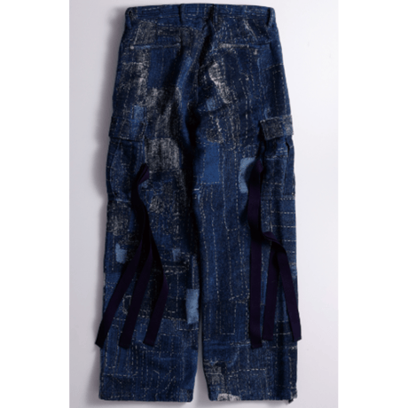 【予約商品】FDMTL FA26PN51JR  BORO JACQUARD CARGO PANTS RINSE