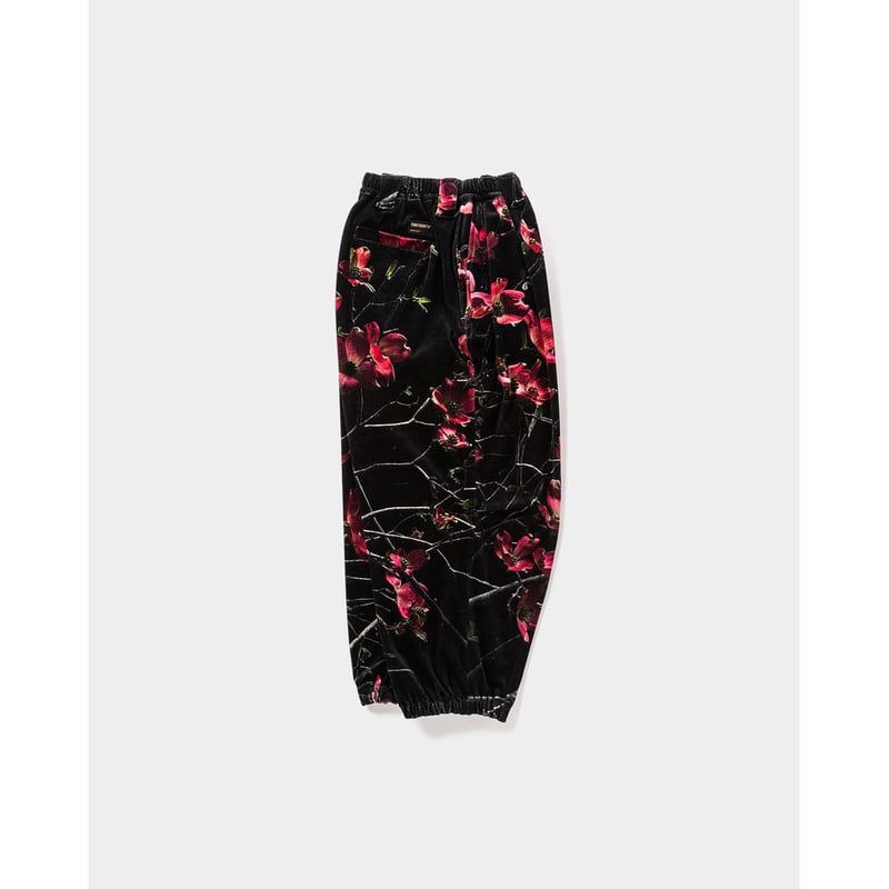 TIGHTBOOTH DOGWOOD VELOUR BALLOON PANTS | MAROON