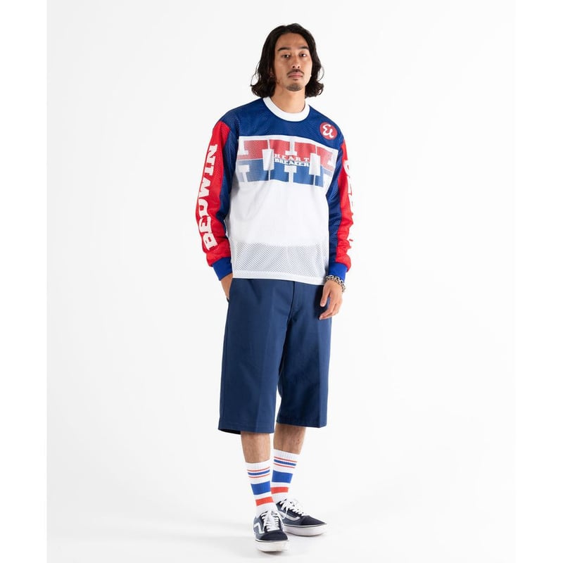 HDMHgreemn　Bedwin & the heartbreakers BEDWIN & THE HEARTBREAKERS L/S MOTOCROSS TEE 