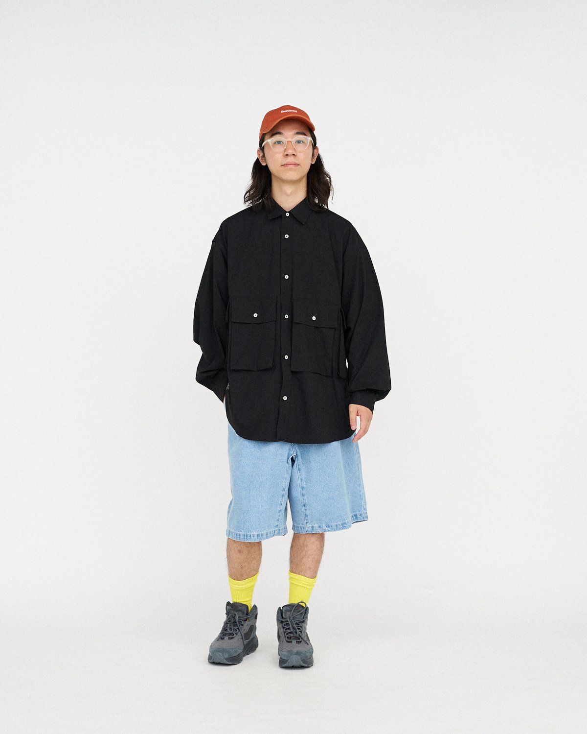 FreshService MICRO TYPEWRITER FLAP POCKET L/S S
