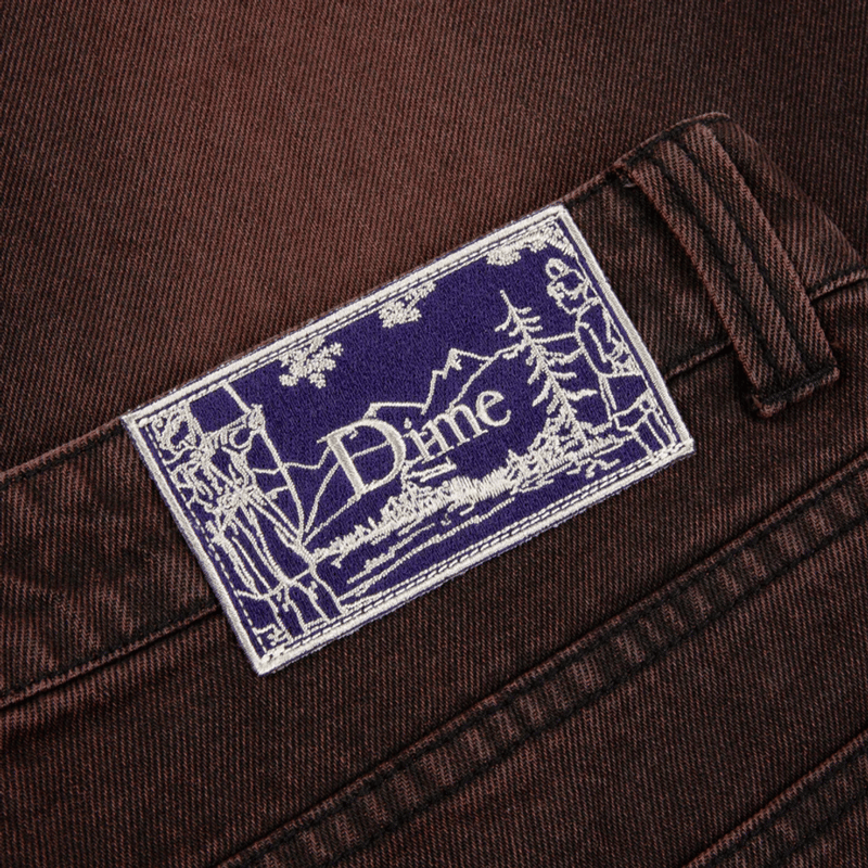 Dime CLASSIC BAGGY DENIM PANTS | MAROON
