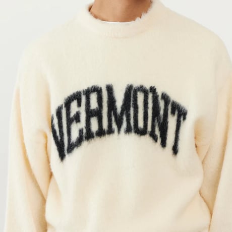 REMI RELIEF 起毛ニットクルー(VERMONT)ニット
