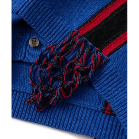 SON OF THE CHEESE  FRINGE KNIT CARDIGAN