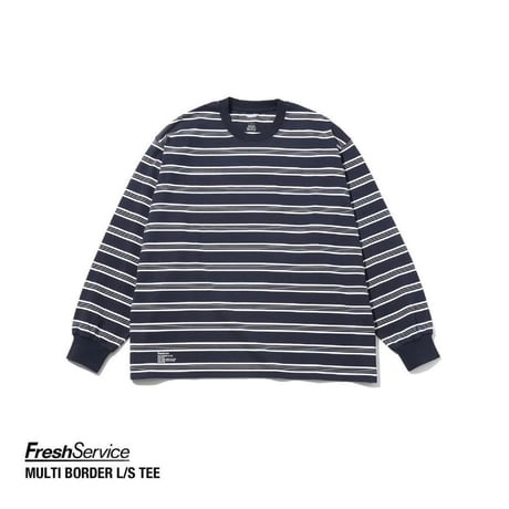 FreshSevice "MULTI BORDER L/S TEE"