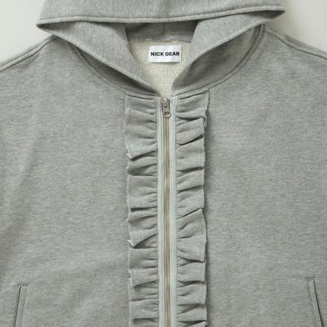 NICK GEAR Frill Zip up sweat