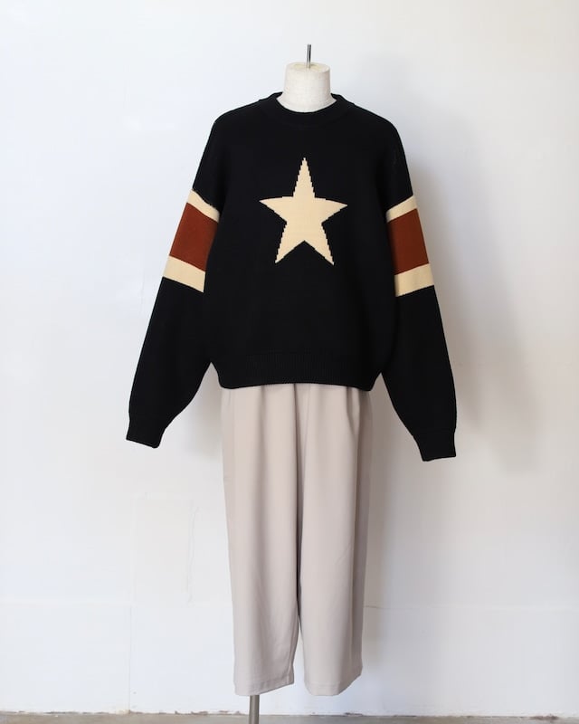 AMBERGLEAM Star Warm Sweater | MAROON