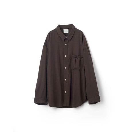 refomed WRIST PATCH WIDE SHIRT "CHECK"