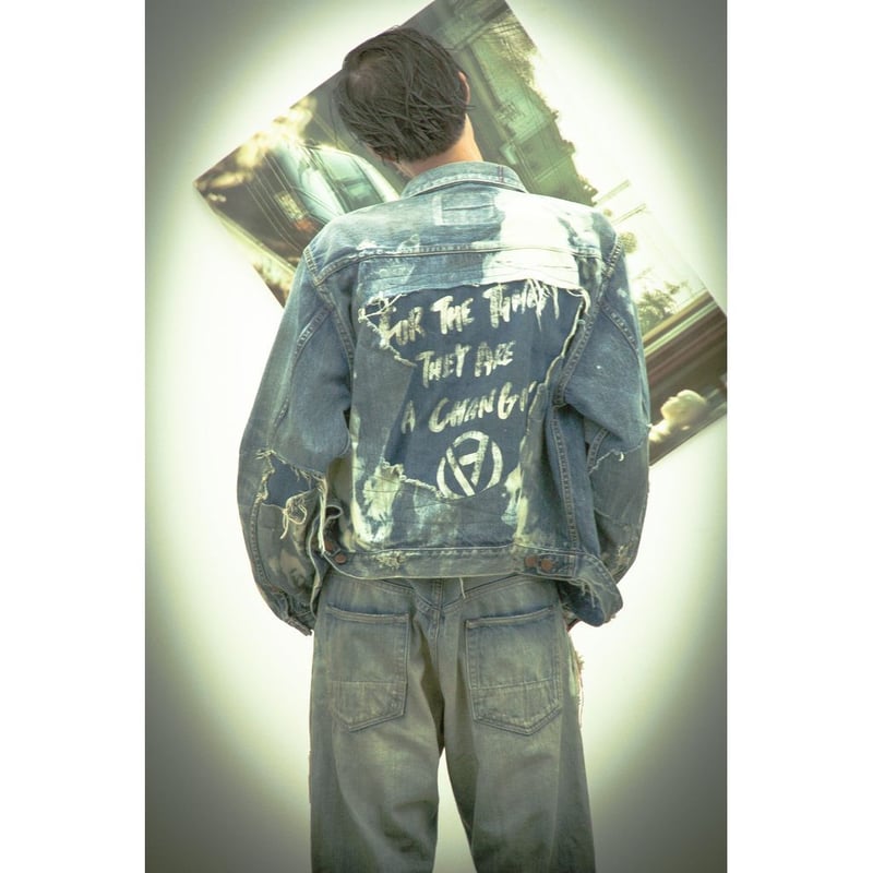 ANACHRONORM HARD REMAKED FRONT TUCK DENIM JACKE