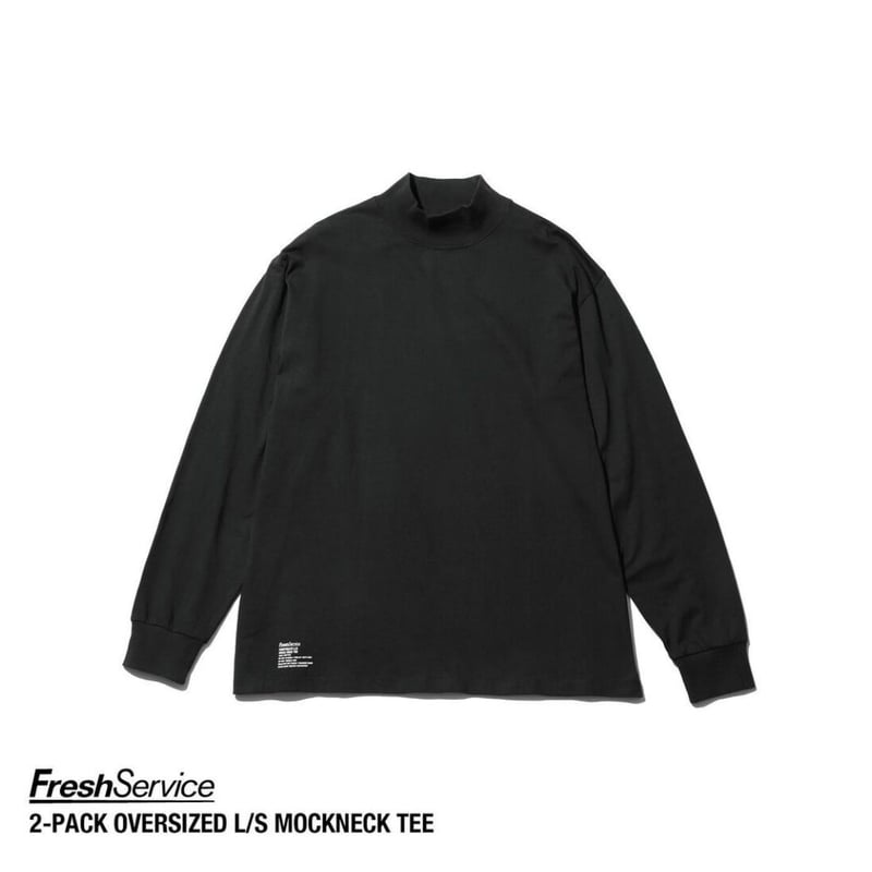 FreshService “2-PACK OVERSIZED L/S MOCKNECK TEE