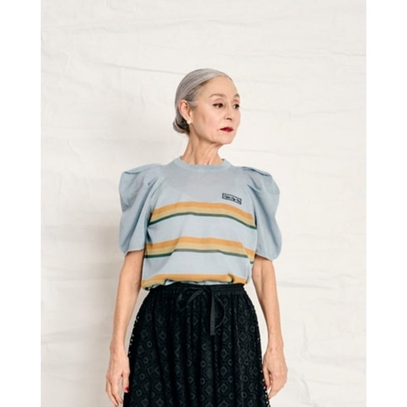 THOMAS MAGPIE knit power shoulder tops | MAROON