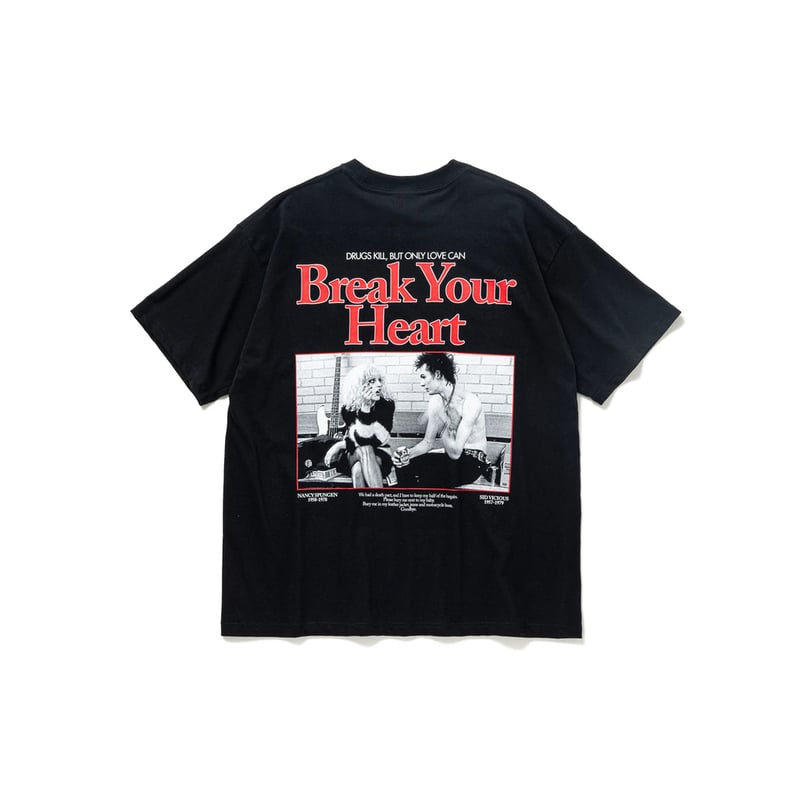 BEDWIN & THE HEARTBREAKERS 半袖 シャツ 黒 BEDWIN & THE HEARTBREAKERS S/S PRINT T 