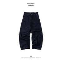 GOOPiMADE 01P-SYNC ARK DECK LOOSE JEANS - ONE WASH