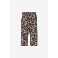 CARHARTT WIP Double Knee Pant(Black Camo Feather Tree)