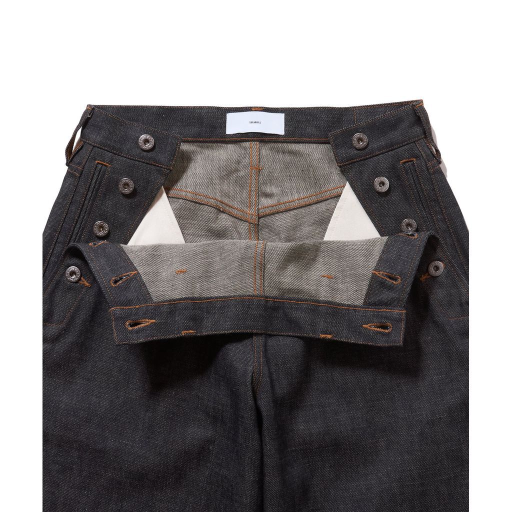 SUGARHILL RIGID SAILOR DENIM PANTS | MAROON