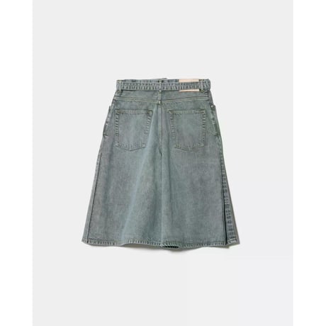 beautiful people selvedge denim o/d tuck skirt pants
