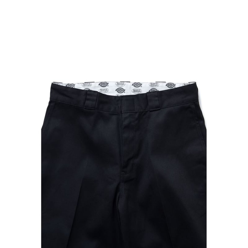 BEDWIN &THE HEARTBREAKERS ディッキーズ10L ブラック Dickies x BEDWIN & THE HEARTBREAKERS 10L スリムフィット