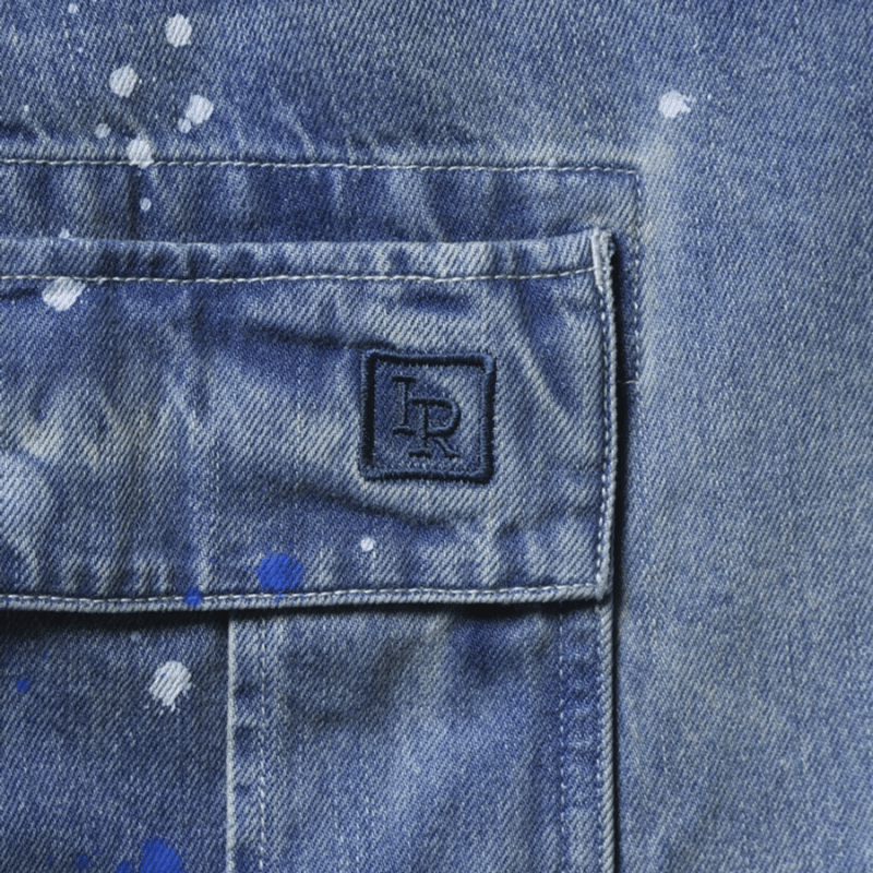 Liberaiders DENIM 6POCKET SHORTS | MAROON