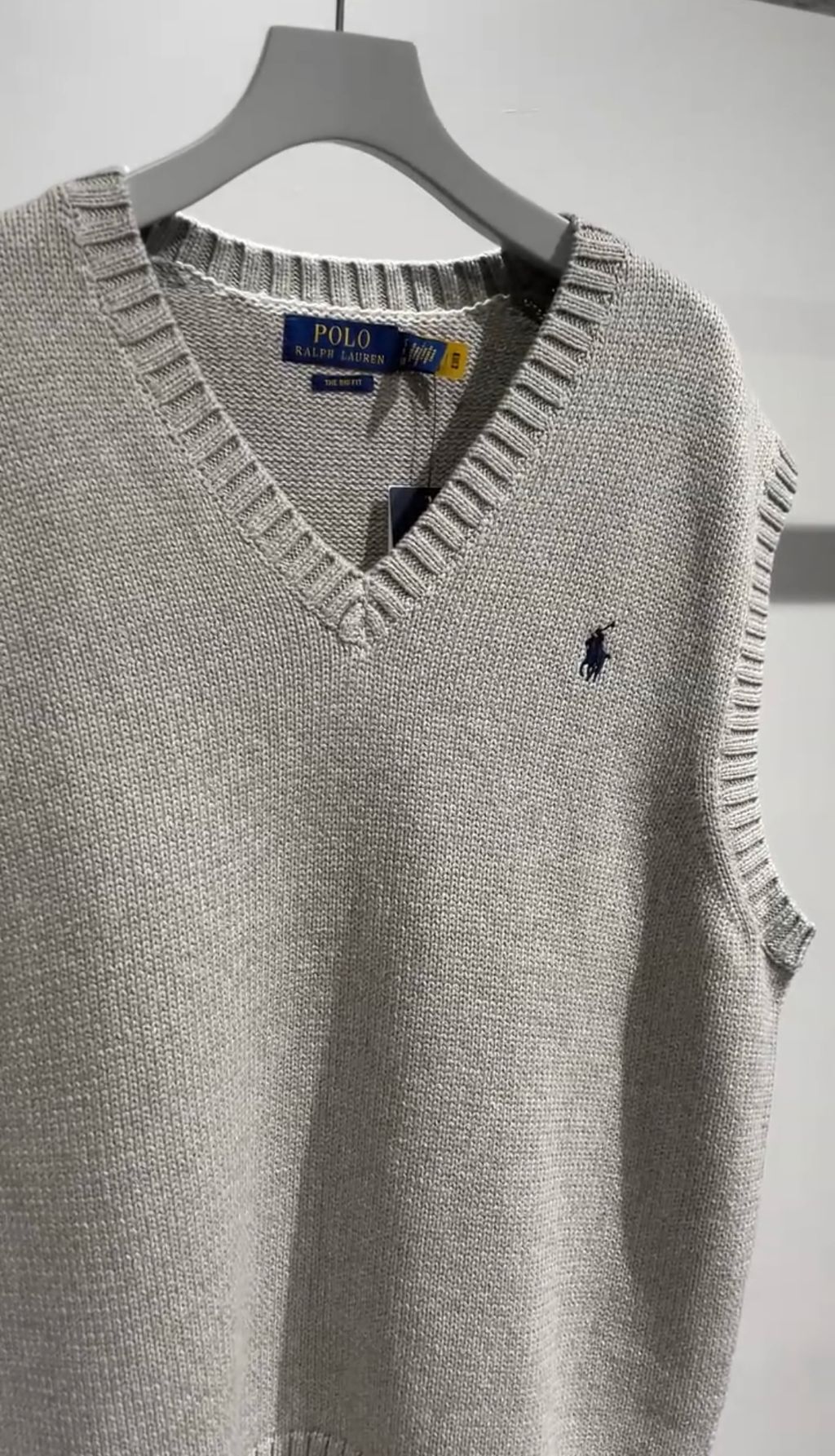 POLO RALPH LAUREN BIG FIT VEST LT.GRAY | MAROON POLO RALPH LAUREN BIG FIT VEST LT.GRAY | MAROON