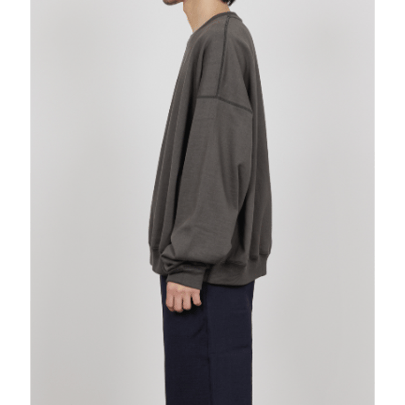 予約商品】MARKAWARE HUGE SHORT SWEAT | MAROON