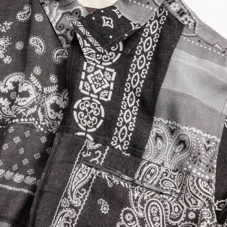 ANACHRONORM AN217 VINTAGE BANDANA COLLAGE SWING TOP JACKET