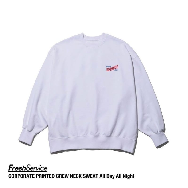トップス FreshService CORPORATE PRINTED SWEAT FreshService CORPORATE PRINTED CREW NECK SWEAT