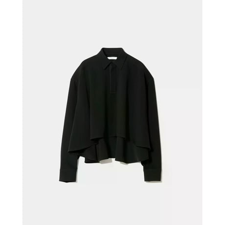 beautiful people triacetate double cloth tailcoat shirt