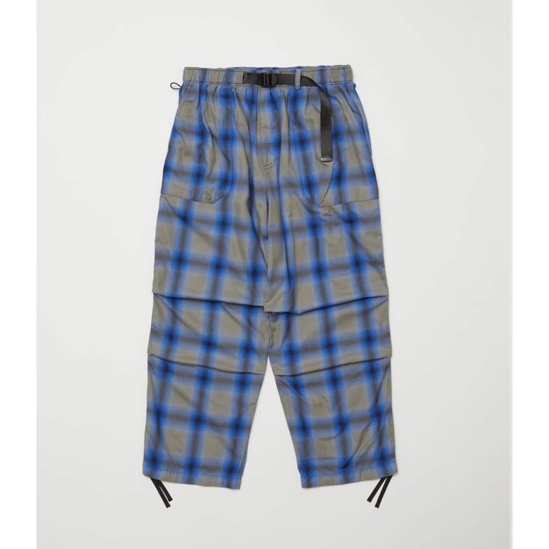 bal PLAID WIDE MOUNTAIN PANT | MAROON