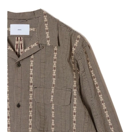 SUGARHILL DOBBY OPEN COLLAR SHIRT