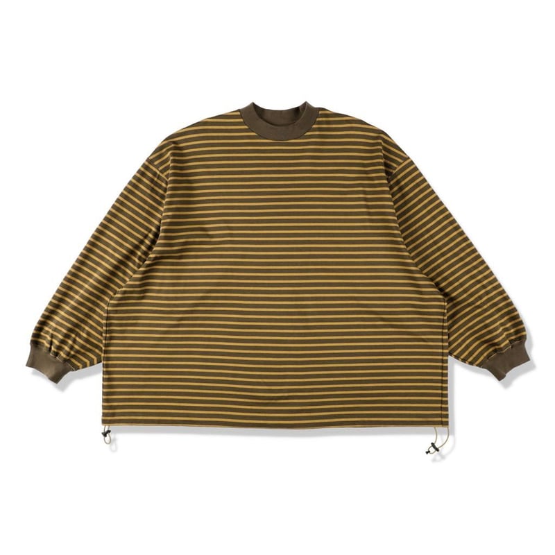 is-ness BALLOON STRIPES LONG SLEEVE T SHIRT | M