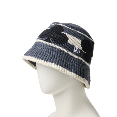 NEW ERA ニットバケット クラブ ダークグラファイト/アイボリー  14667672