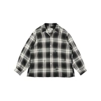BOW WOW REMADE RAYON PLAID SHIRT AGED