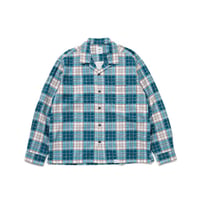 BEDWIN & THE HEARTBREAKERS L/S ORG PRINTED NEL SHIRT "RICK"
