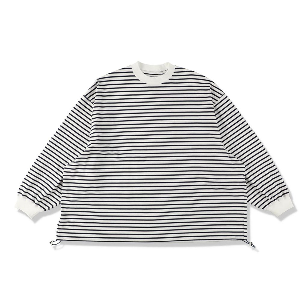 b*b様 イズネス　BALLOON STRIPES LONG SLEEVE T is-ness (イズネス) BALLOON STRIPES LONG SLEEVE T SHIRT