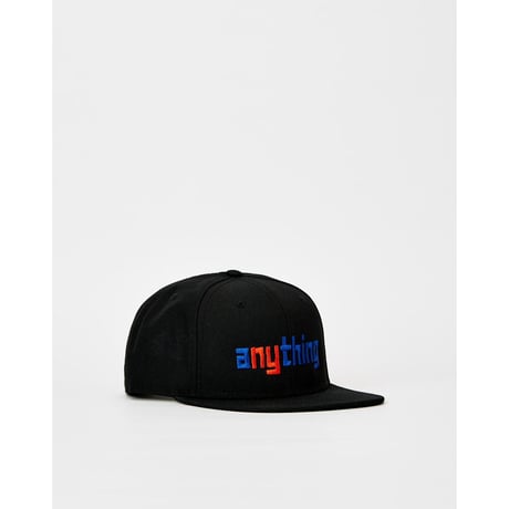 aNYthing Anything Flat Brim Logo Hat - Black