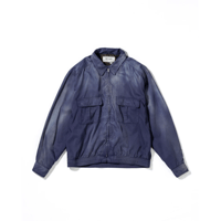 ANACHRONORM RAYON DRIZZLER JACKET NAVY