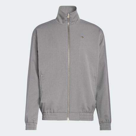 adidas Originals ファイヤーバード ルーズ ピンストライプ トラックトップ（Grey Four）