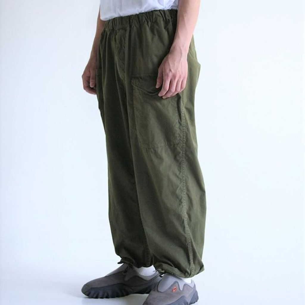 ANACHRONORM AN274 MILITARY EASY PANTS OLIVE | M