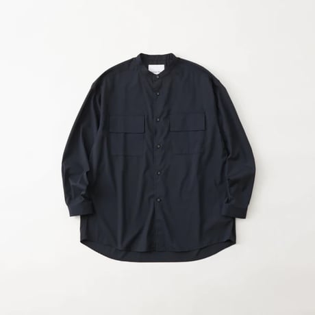WHITE MOUNTAINEERING  BAND COLLAR SHIRT