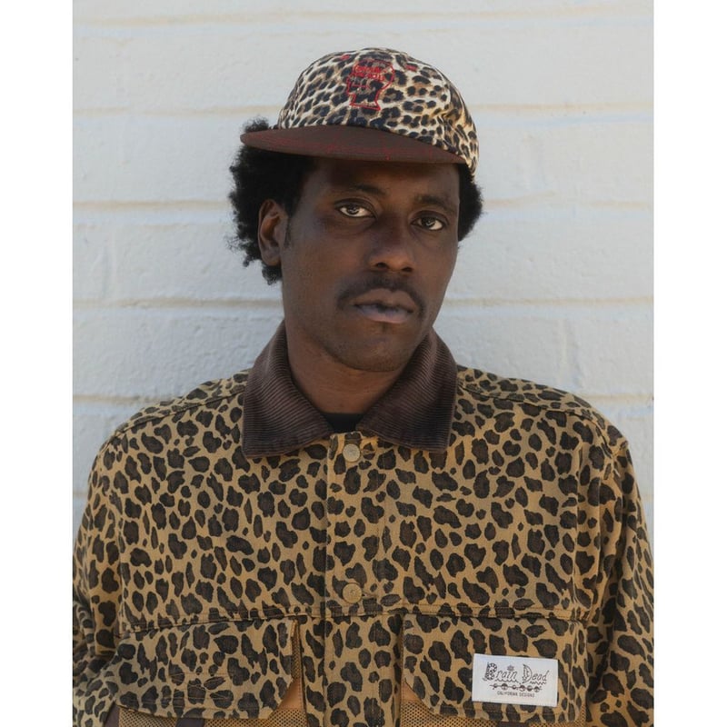 BRAIN DEAD Logohead Longbrim Hat - Leopard | M